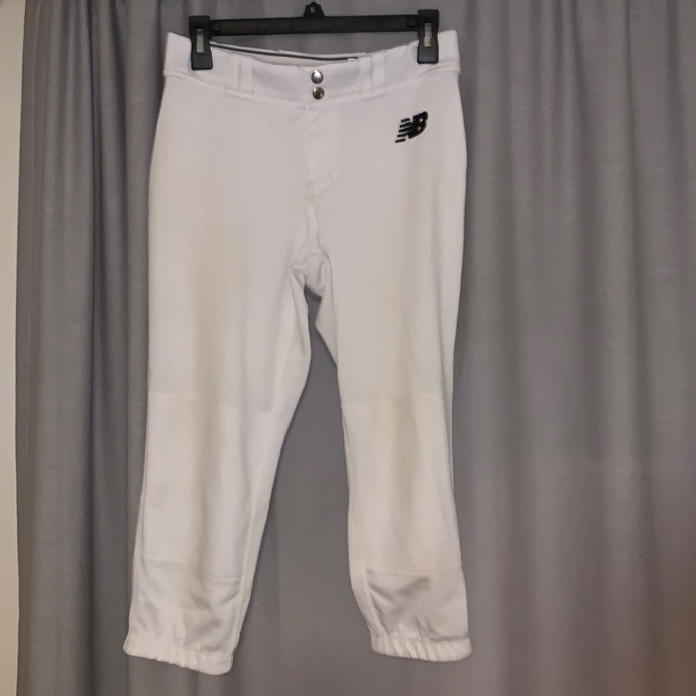 White New Balance Softball Pants